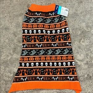 Halloween Dog sweater  - new with tags